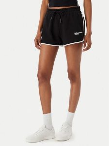 Karl Lagerfeld Jeans Szorty sportowe B2W10125 Czarny Regular Fit. Czarne spodenki sportowe Karl Lagerfeld Jeans, xl, bez wzorów, z bawełny. Za 282,99 zł.