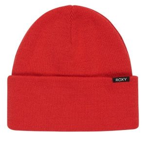 Czapka Roxy. Czerwone czapki Roxy, bez wzorów. Za 59,99 zł.