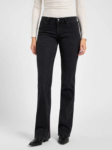Lee Dżinsy "Jessica" - Bootcut - w kolorze czarnym rozmiar: W31/L33. Czarne jeansy Lee, z aplikacjami. Za 214,95 zł.