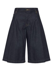 Guess Jeans Bermudy W6GDY5 D7971 Granatowy Bermuda Fit. Niebieskie szorty Guess Jeans, z aplikacjami, z bawełny. Za 349,99 zł.