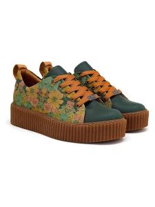 Goby Sneakersy w kolorze zielonym rozmiar: 39. Zielone trampki Goby, bez wzorów, bez zapięcia. Za 254,95 zł.