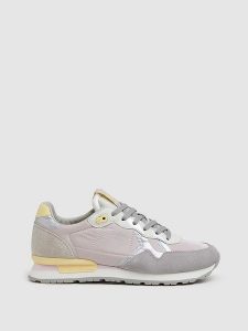 Pepe Jeans FOOTWEAR Sneakersy w kolorze jasnoróżowo-szarym rozmiar: 37. Różowe trampki Pepe Jeans FOOTWEAR, bez wzorów, z jeansu, bez zapięcia. Za 188,85 zł.