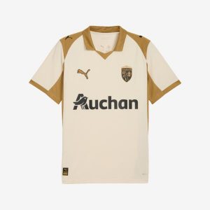 Koszulka piłkarska Puma RC Lens 24/25 Trzecia. Brązowe bluzki Puma, xl, bez wzorów, ze lnu, sportowe, bez kołnierzyka, bez ramiączek. Za 389,99 zł.