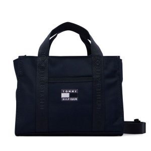 Torebka Tommy Hilfiger. Niebieskie torebki klasyczne TOMMY HILFIGER, bez wzorów, bez dodatków. Za 249,99 zł.