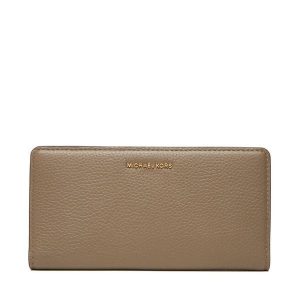 Portfel MICHAEL Michael Kors. Brązowe portfele MICHAEL Michael Kors, bez wzorów. Za 479,99 zł.