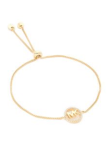 Michael Kors Bransoletka Logo Circle Slider MKC1246AN710 Złoty. Żółte bransoletki Michael Kors, złote. Za 299,99 zł.