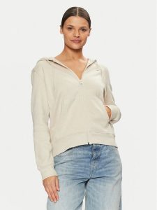 Tommy Jeans Bluza Flag DW0DW19729 Beżowy Regular Fit. Brązowe bluzy Tommy Jeans, xxs, bez wzorów, z bawełny, bez kaptura. Za 259,99 zł.