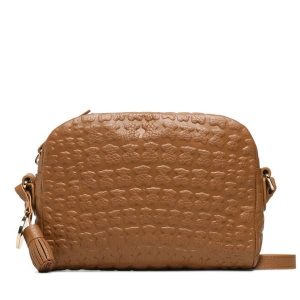 Torebka TOUS. Brązowe listonoszki Tous, bez wzorów, bez dodatków. Za 559,99 zł.