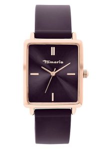 Tamaris Zegarek kwarcowy w kolorze różowozłoto-fioletowym rozmiar: onesize. Różowe, analogowe zegarki Tamaris. Za 130,99 zł.