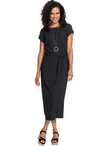 WITT WEIDEN Sukienka w kolorze czarnym rozmiar: 42. Czarne sukienki WITT WEIDEN, na co dzień, bez wzorów, z tkaniny, bez kołnierzyka, bez ramiączek, midi, proste. Za 43,99 zł.