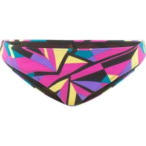 Figi bikini bonprix czarny-bez-turkusowo-fuksja-żółty. Bikini marki bonprix. Za 24,99 zł.