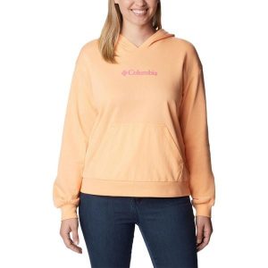 Damska bluza z kapturem Columbia Logo III French Terry. Brązowe bluzy Columbia, s, bez wzorów, z materiału, z kapturem. W wyprzedaży za 223,30 zł.