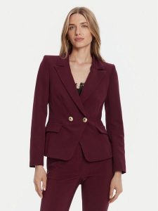 Rinascimento Marynarka CFC0126221003 Bordowy Slim Fit. Czerwone marynarki i żakiety Rinascimento, xs, bez wzorów, z syntetyku. Za 579,99 zł.
