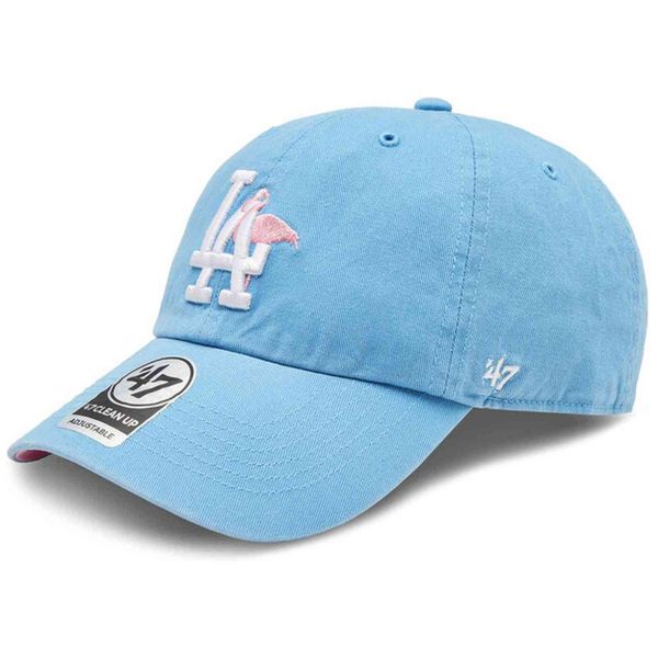 Czapka z daszkiem 47 Brand MLB Los Angeles Dodgers Icon Alt CLEAN UP. Niebieskie czapki 47 Brand, bez wzorów. Za 119,99 zł.
