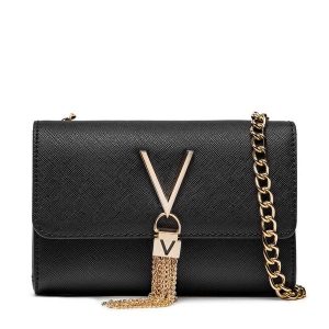 Torebka Valentino. Czarne torebki klasyczne Valentino, bez wzorów, bez dodatków. Za 199,99 zł.