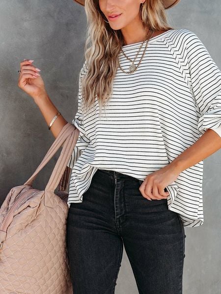 LA Angels Sweter w kolorze kremowo-czarnym rozmiar: M. Brązowe swetry oversize LA Angels, m, bez wzorów, bez ramiączek. Za 127,35 zł.