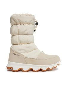 Alpine Pro Śniegowce Lefa LBTB487 Beżowy. Brązowe buty zimowe Alpine Pro, z materiału, bez obcasa, bez zapięcia. Za 529,99 zł.