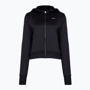 Bluza damska Nike Therma-FIT One. Czarne bluzy Nike, bez wzorów, bez kaptura. Za 299,99 zł.