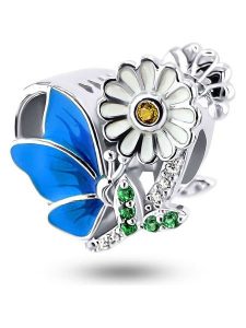 CHARM'S Srebrny charms z cyrkoniami rozmiar: onesize. Szare zawieszki CHARM'S, z cyrkonią, srebrne. Za 166,88 zł.