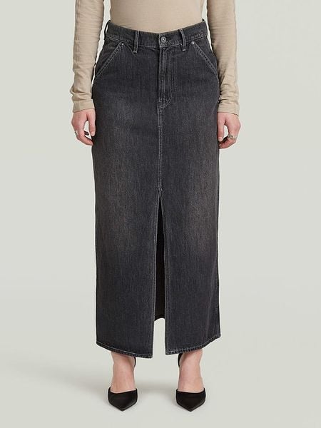 G-Star Spódnica dżinsowa w kolorze antracytowym rozmiar: W25. Czarne spódnice G-Star, na co dzień, bez wzorów, z bawełny, retro, maxi. Za 298,67 zł.