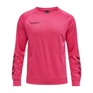 Bluza do piłki ręcznej dla dorosłych Hummel Promo Poly Sweatshirt. Czarne bluzy Hummel, xl, bez wzorów, bez kaptura. Za 100,50 zł.
