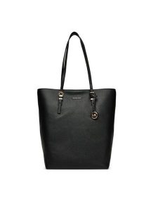 MICHAEL Michael Kors Torebka Quinn 30S5GQNT3L Czarny. Czarne shopper bag MICHAEL Michael Kors, bez wzorów, ze skóry, bez dodatków. Za 679,99 zł.