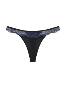 Triumph Stringi - Comfort Glam Kobiety Sztuczne włókno czarny jednolity, 44. Czarne stringi Triumph, bez wzorów, z koronki. Za 99,95 zł.