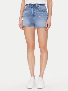 Tommy Jeans Szorty jeansowe Hot Pant Bi8036 DW0DW20575 Niebieski Regular Fit. Niebieskie szorty Tommy Jeans, bez wzorów, z bawełny. Za 209,99 zł.