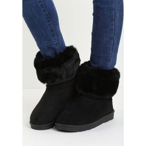 Czarne Śniegowce Midwinter. Buty zimowe marki Born2be. Za 89,99 zł.
