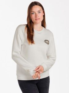KEY LARGO Bluza "Kiss" w kolorze białym rozmiar: L. Brązowe bluzy KEY LARGO, l, bez wzorów, bez kaptura. Za 127,65 zł.