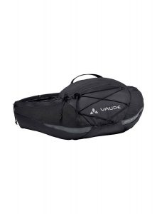 Nerka rowerowa Vaude Uphill Hip Pack 2 - black. Czarne nerki i saszetki Vaude, bez wzorów, z materiału. Za 208,99 zł.