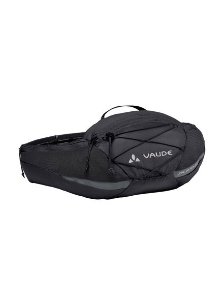 Nerka rowerowa Vaude Uphill Hip Pack 2 - black. Czarne nerki i saszetki Vaude, bez wzorów, z materiału. Za 208,99 zł.