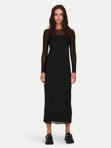 JDY Sukienka codzienna Elsa 15335584 Czarny Regular Fit. Czarne kombinezony JDY, na co dzień, l, bez wzorów, z syntetyku, bez kołnierzyka, bez ramiączek, proste. Za 79,99 zł.