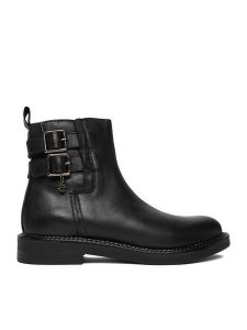 MEXX Botki CEO-MX/042C-WI16 Czarny. Czarne botki Mexx, bez wzorów, ze skóry, bez obcasa, na płaskiej podeszwie, bez zapięcia. Za 349,99 zł.