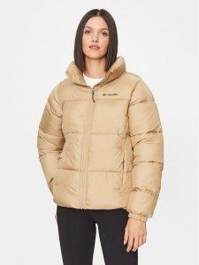 Columbia Kurtka zimowa Puffect™ Jacket Brązowy Regular Fit. Brązowe kurtki Columbia, na zimę, xl, bez wzorów, z syntetyku, bez kaptura. Za 449,99 zł.
