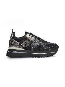 Liu Jo Sneakersy w kolorze złoto-czarnym rozmiar: 38. Czarne trampki Liu Jo, bez wzorów, bez zapięcia. Za 371,59 zł.