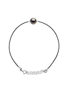 ATELIERS SAINT GERMAIN Bransoletka z perłą rozmiar: onesize. Czarne bransoletki ATELIERS SAINT GERMAIN, z perłą, srebrne. Za 260,99 zł.