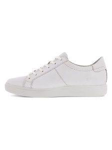 Ecco Skórzane sneakersy w kolorze białym rozmiar: 38. Białe trampki ecco, bez wzorów, bez zapięcia. Za 302,39 zł.