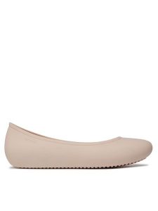 Crocs Baleriny Brooklyn Flat 209384 Biały. Białe balerinki Crocs, bez wzorów, z tworzywa sztucznego, bez obcasa, bez zapięcia. Za 139,99 zł.