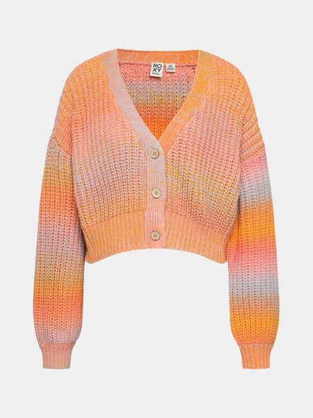 Roxy Kardigan Sundaze Sweater Swtr ARJSW03307 Różowy Regular Fit. Czerwone kardigany Roxy, z bawełny. Za 219,99 zł.