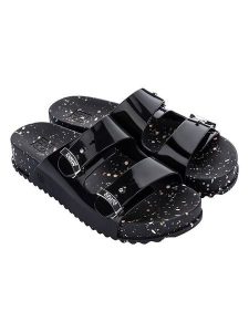 Zaxy Klapki "Euforia Partner" w kolorze czarnym rozmiar: 39. Czarne klapki Zaxy, bez wzorów, z otwartym noskiem, bez obcasa. Za 69,75 zł.