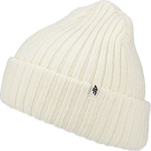 Czapka damska CAD250 - kremowy. Czapki marki 4f. W wyprzedaży za 14,99 zł.
