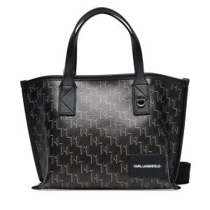 Torebka KARL LAGERFELD. Czarne torebki klasyczne KARL LAGERFELD, bez wzorów, bez dodatków. Za 599,99 zł.
