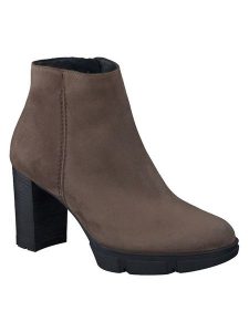 Paul Green Skórzane botki w kolorze brązowym rozmiar: 40,5. Brązowe botki Paul Green, bez wzorów, ze skóry, bez obcasa, bez zapięcia. Za 410,94 zł.