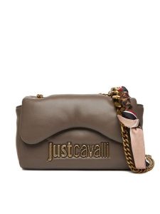 Just Cavalli Torebka 79RA4BD2 ZS748 Brązowy. Brązowe torebki klasyczne Just Cavalli, bez wzorów, ze skóry, bez dodatków. Za 609,99 zł.