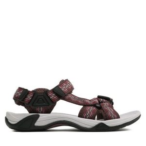 Sandały CMP. Czerwone buty trekkingowe CMP, bez zapięcia. Za 99,99 zł.