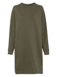 Camel Active Sukienka dresowa w kolorze khaki rozmiar: S. Brązowe sukienki Camel Active, s, bez wzorów, z bawełny, bez kołnierzyka, bez ramiączek, midi. Za 122,96 zł.