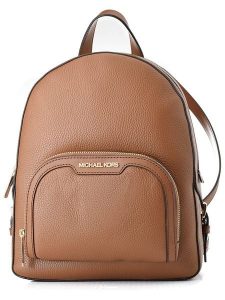 Michael Kors Skórzany plecak w kolorze jasnobrązowym - 34 x 32 x 11 cm rozmiar: onesize. Brązowe plecaki Michael Kors. Za 590,20 zł.