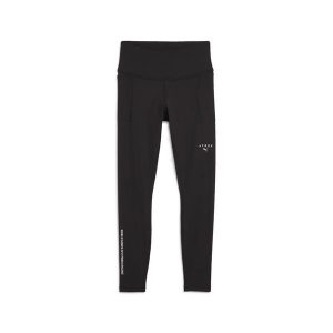 Damskie legginsy PUMA x HYROX CLOUDSPUN o pełnej długości PUMA Black. Czarne legginsy Puma, bez wzorów, z dzianiny, z podwyższonym stanem. Za 255,20 zł.