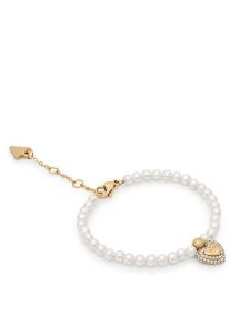 Guess Bransoletka JUBB06 091JW Biały. Białe bransoletki Guess, ze stali. Za 252,99 zł.